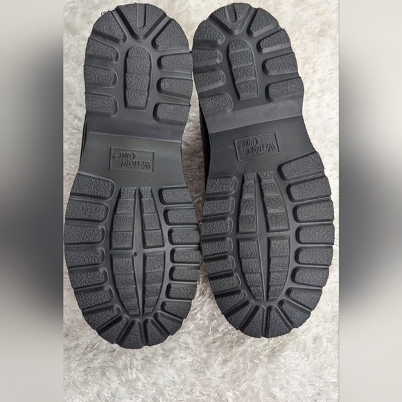 Western Chief Mans Work Shoes Boots Leather Comfort Slip-On Casual Size 9 - Picture 10 of 11